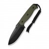 Nóż SENCUT Fixed Toxodon G10 OD Green Black Blade
